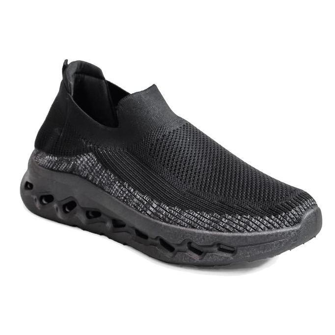Dr. Kevin Sepatu Sport Pria Men Sneakers Flyknit Slip On 889-093 GS