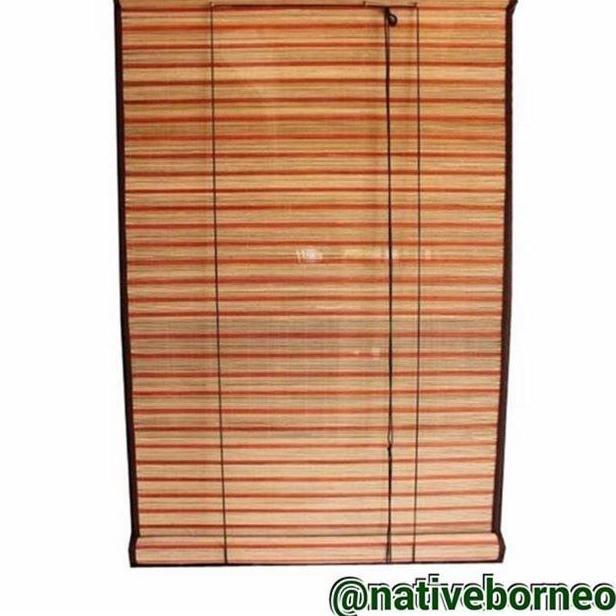 FYP KREY ROTAN ORANGE 150X180 [S002] - KREY INDOOR, TIRAI JENDELA, VERTICAL BLINDS, KREY BAMBU, KREI