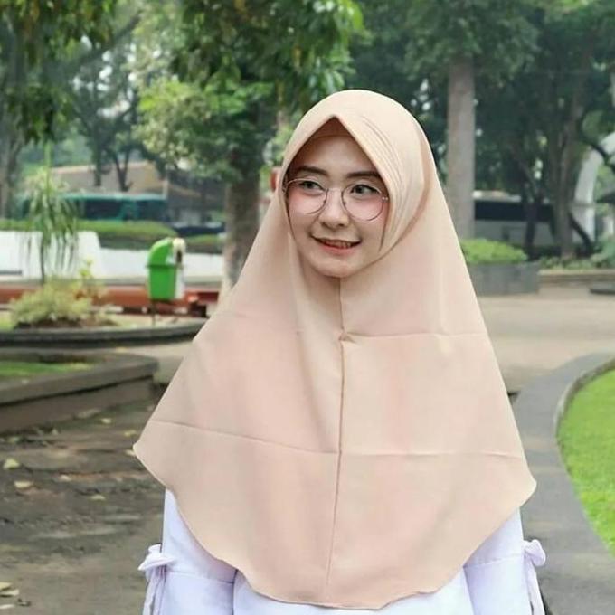 Bagusbanget- Jilbab Instan Bergo Crinkle Airflow Pet M/ Hijab Instan Bergo Crinkle Premium/ Kerudung