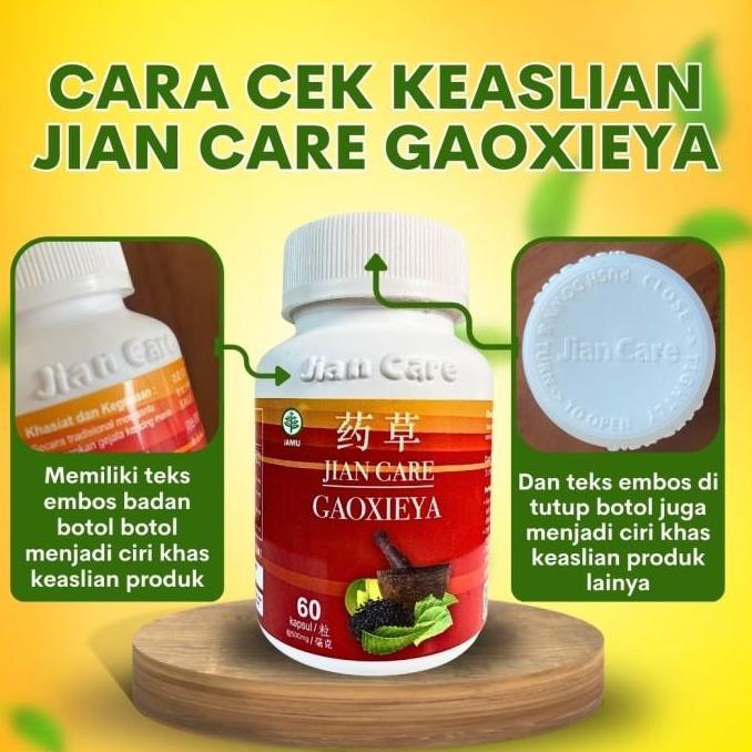 Bisasehat- Jian Care Gaoxieya - Solusi Atasi Diabetes, Kencing Manis ( Bpom )
