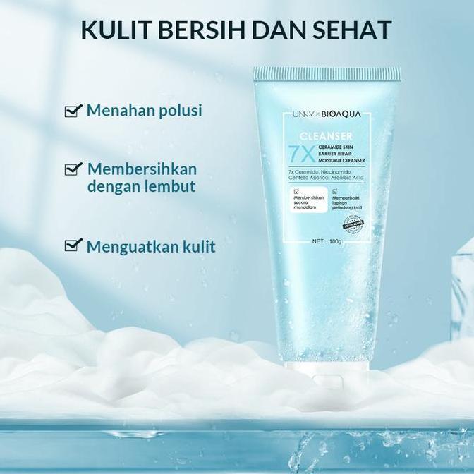 Langsung- Bioaqua 7X Ceramide Skin Barrier Repair Moisturizer Set Paket Skincare