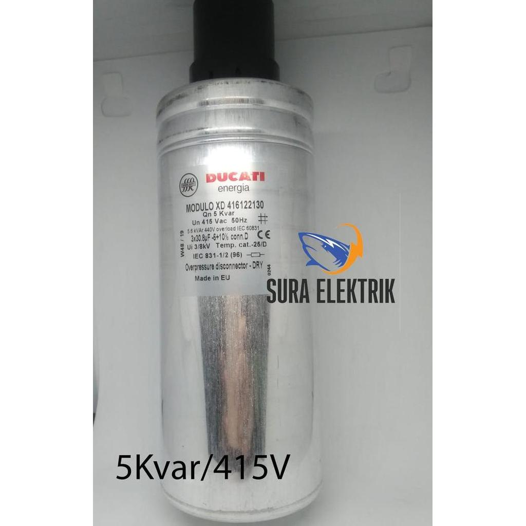 Promo Kapasitor 5 KVAR 3P 415V Ducati Diskon