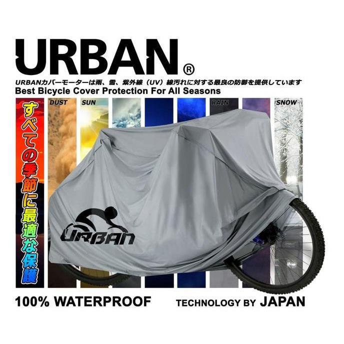 Promo SARUNG SEPEDA BICYCLE COVER URBAN WATERPROOF SANTA CRUZ UNITED BIKE Diskon
