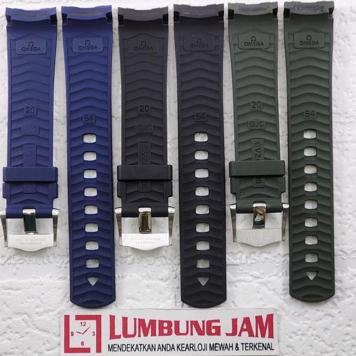 RUBBER STRAP FOR OMG SEAMASTER 300m 20mm