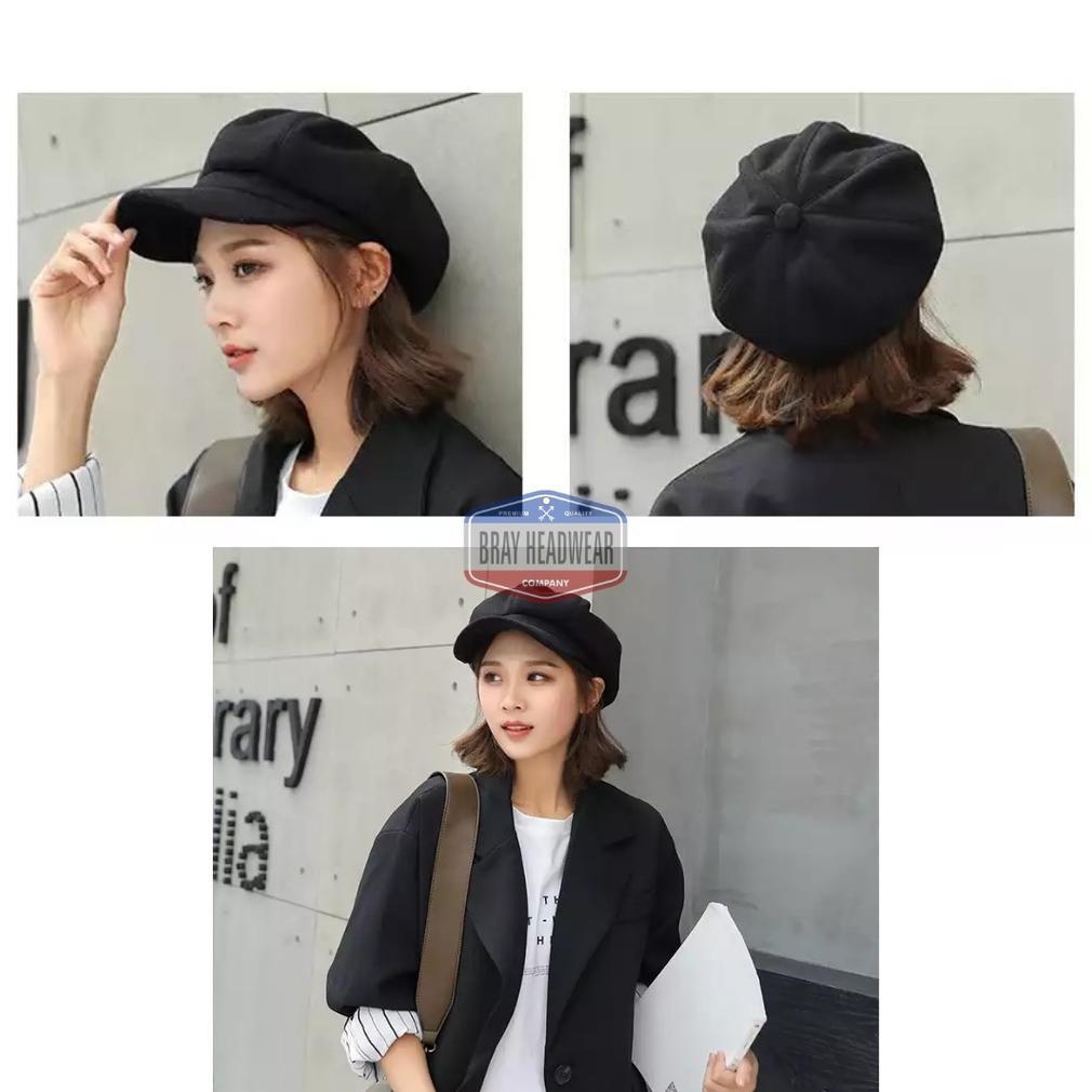 original topi pria wanita newsboy cap apolo polos dewasa model terbaru kekinian unisex import premiu