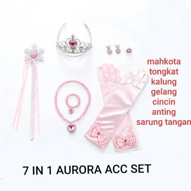PRINCESS AURORA DRESS PINK / GAUN PESTA ULANG TAHUN ANAK BAJU