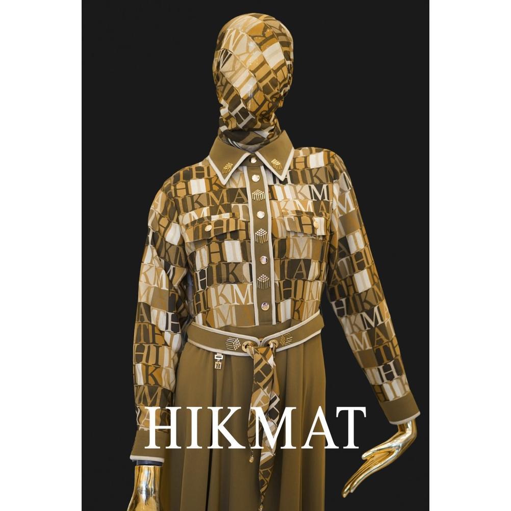 Hikmat Fashion Original D1389 Abaya Hikmat Noerbutikmuslim