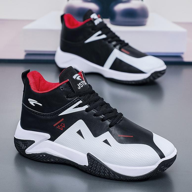 PROMO TERBARU Highland Sepatu Basket Pria Putih Sepatu Sneakers Cowok Sepatu Olahraga Bally Outdoor 