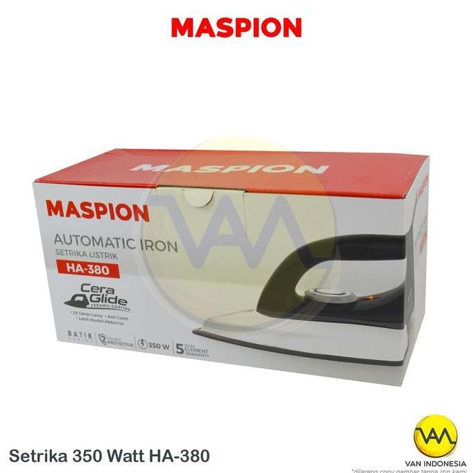 Setrika Ha 380 Maspion Berlapis Ceramic