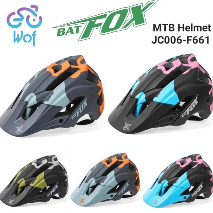 TERBARU BATFOX F661 Helm Sepeda Gunung XC AM Enduro MTB Downhill Helmet Bike