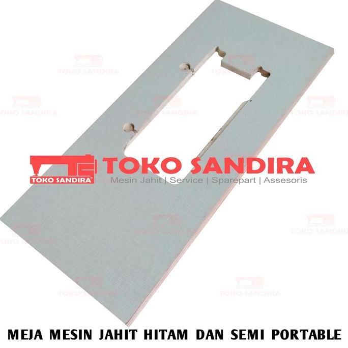MEJA MESIN JAHIT HITAM/MEJA MESIN JAHIT SEMI PORTABLE
