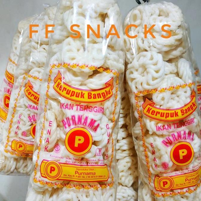 Foodx- Kerupuk Bangka Ikan Tenggiri Purnama Jumbo / Kemplang Bangka