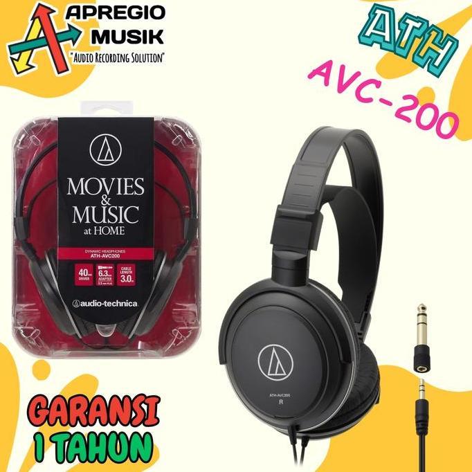 Promo Audio Technica Ath AVC200 AVC 200 AVC-200 Headphone Monitoring Diskon