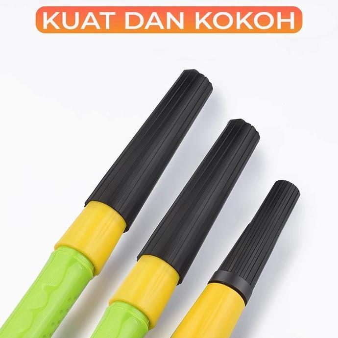 Gusfams - Tongkat Cat Tembok Teleskopik Tongkat Kuas Roll Cat  Extension Pole Steel 6829