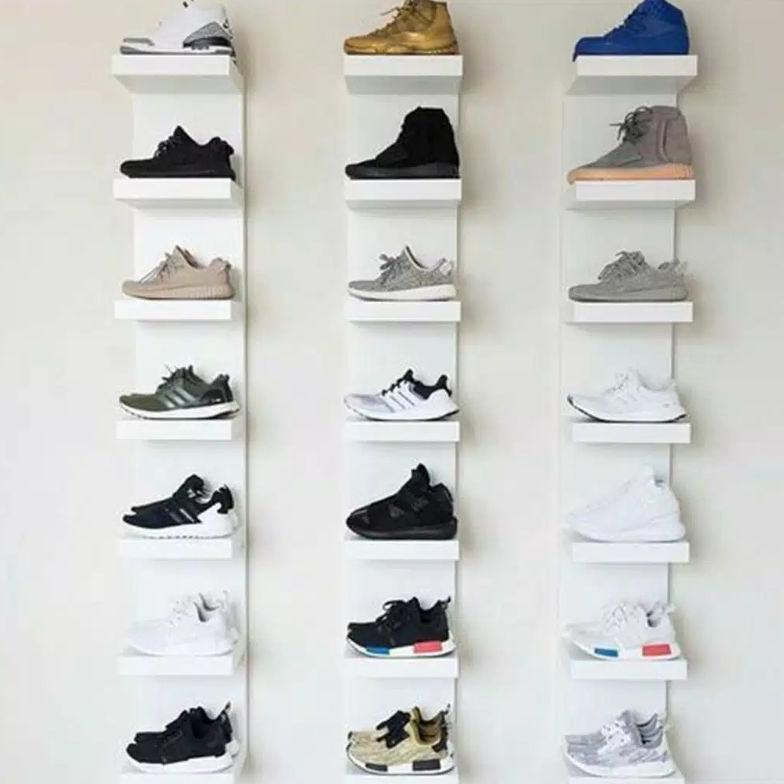 [LUV] rak dinding multi fungsi/rak sepatu/rak tas/rak kosmetik .7 susun