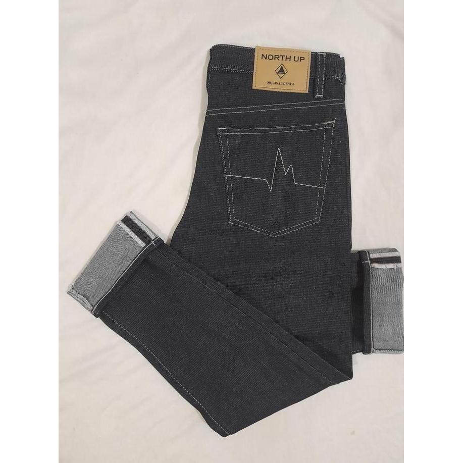 Saless Selvedge Celana Selvedge Denim Celana Jeans Selvege Dark