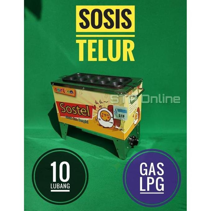 Mesin SOSTEL Gas 10 Lubang ALU