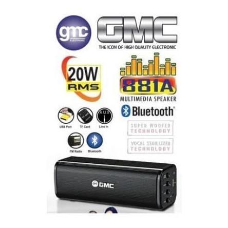 Promo Speaker Bluetooth Portable GMC 881A BT Speker Mini Bluetooth Original Diskon