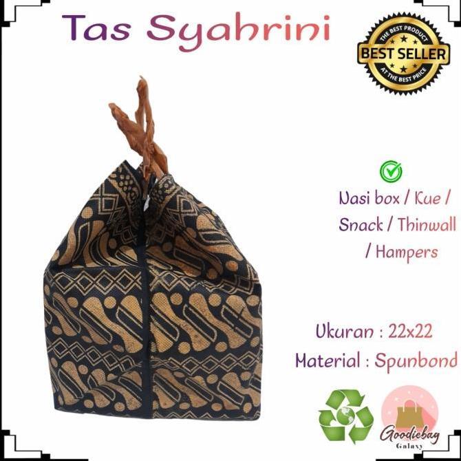 Tas Syukuran/ Tas Hajatan/ Goodiebag/ Hampers/ 22x22/ box nasi/ Batik