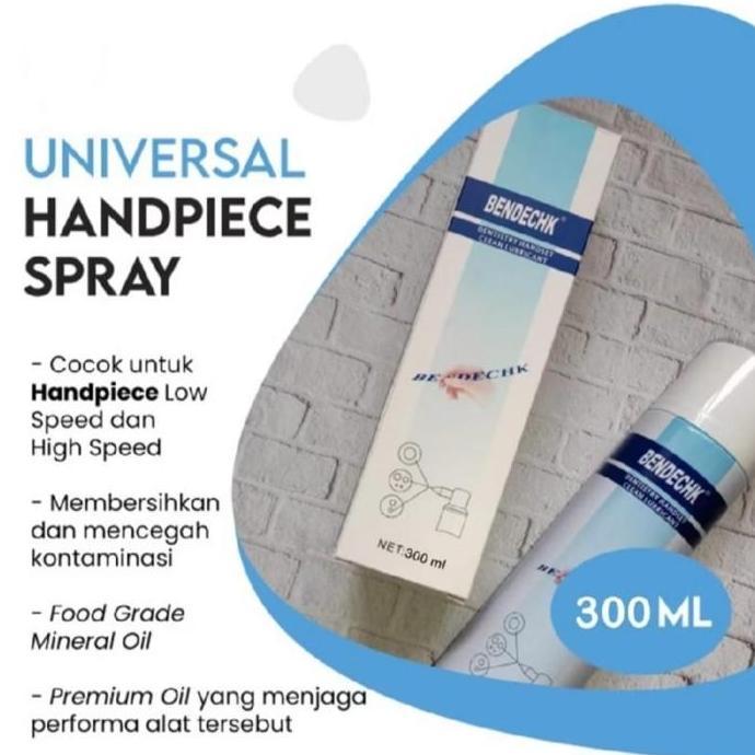 Dental Minyak Handpiece spray Bendechk Pelumas Oil Highspeed Lowspeed