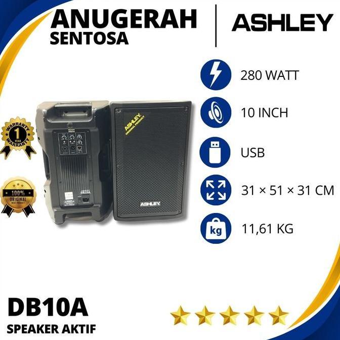Promo Speaker Aktif Ashley 10 inch DB 10 A Diskon