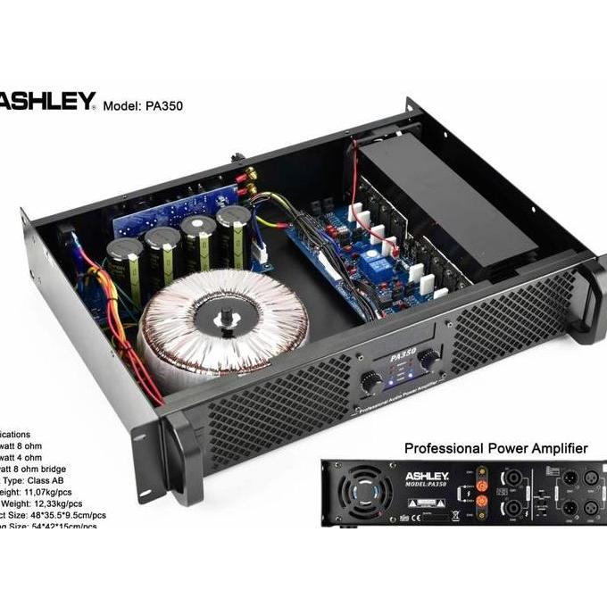Promo Power Amplifier Ashley PA 350 PA350 Original Diskon