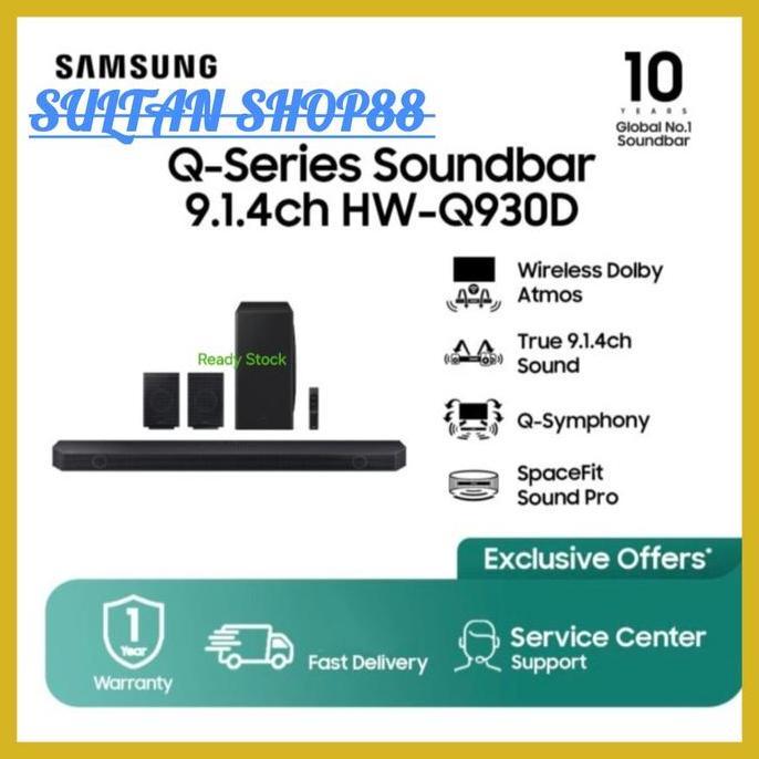 Promo SAMSUNG SOUNDBAR HWQ930D TRUE 9.1.4 CH WIRELESS DOLBY ATMOS I SOUNDBAR SAMSUNG HW-Q930D/XD CHA