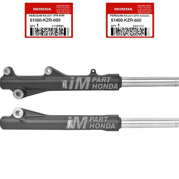 51400-KZR-600 51500-KZR-600 SHOCK DEPAN KANAN KIRI BEAT SCOOPY VARIO 110 FI VARIO 125 150 LED 2015 -