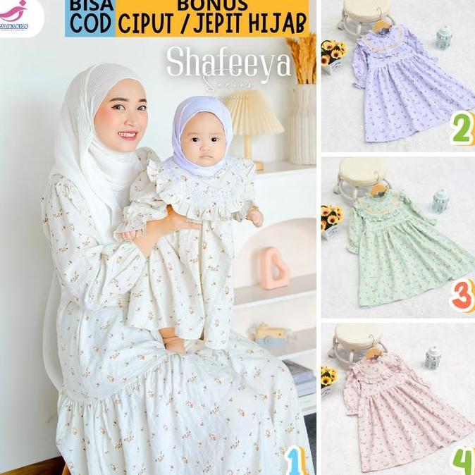 Zalira Kids - Gamis Couple Mom & Kids Shafeeya | Gamis couple ibu anak perempuan terbaru 2026/ Gamis