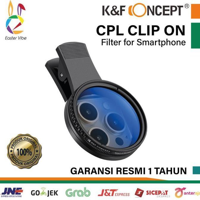 K&F Concept Filter Cpl With Clip For Smartphone Filter Cpl Untuk Hp Terbaik