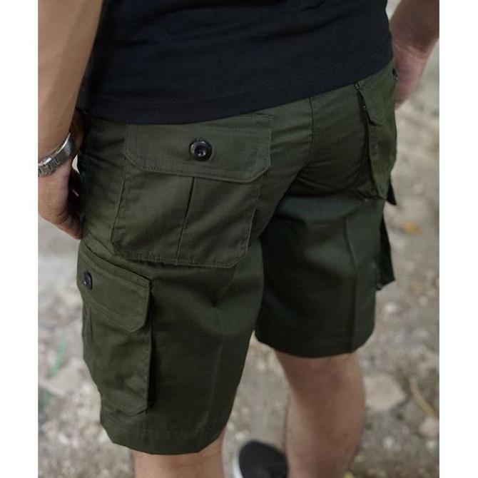 Grade Ori Celana Cargo Pendek Pria Premium American Drill Ufc Sporty