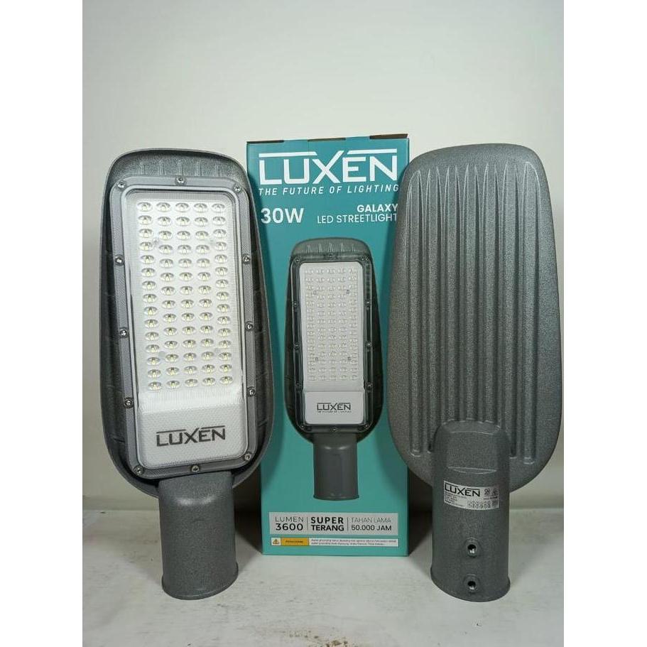 Ready stock luxen lampu jalan pju led 30w lampu penerangan jalan 30 watt