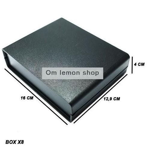 KOTAK PLASTIK BOX X8 plastik hitam