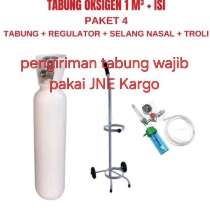 Tabung oksigen komplit set 1m3