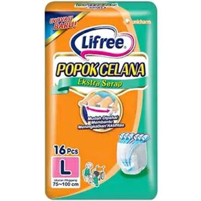 Lifree Popok Celana Dewasa Ekstra Serap/ Lifree Extra Serap L16