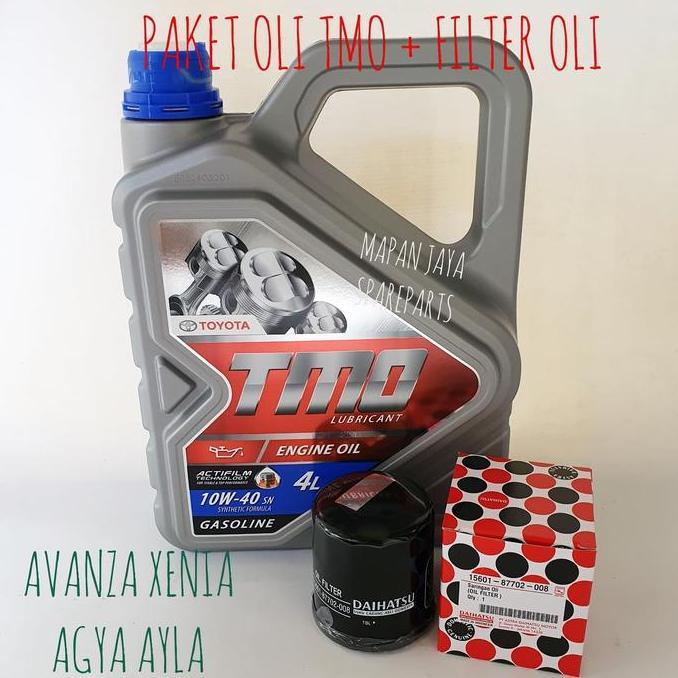 CIARY PAKET OLI TMO BENSIN dan FILTER OLI AVANZA XENIA ASLI