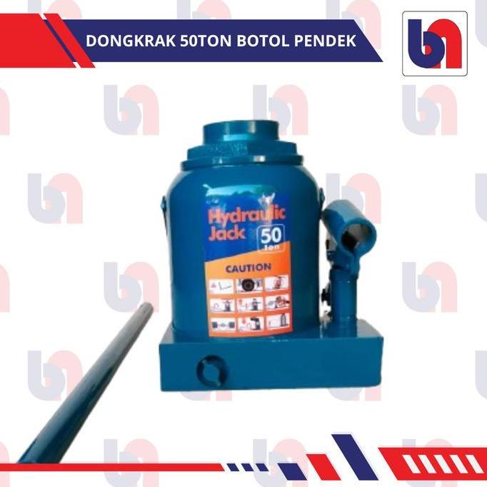 ZOVALA Dongkrak Hidrolis Botol - 50 Ton Bodi Pendek Termurah Cargo