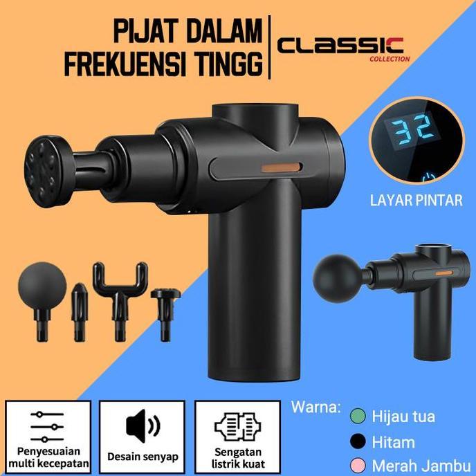 OWZY Pijat listrik 4 in 1/Pijat Getar Terapi Otot/Pembentuk Otot Electric Punggung