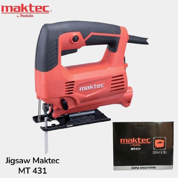 Jigsaw Maktec MT 431 Mesin Gergaji Jigsaw Alat potong Kayu Maktec MT431 Gergaji listrik