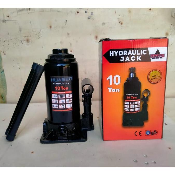 ZOVALA Dongkrak Hidrolik Botol 10 Ton HUASEN | Setara Tekiro | Untuk Truk, Dump, Bak Kayu, Pick Up