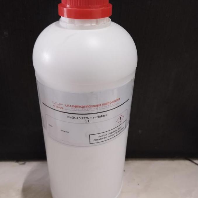 larutan Naocl 5,25+surfactant - 1liter