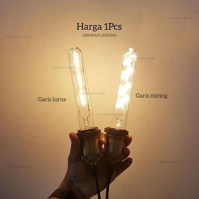 Ready stock T8 120 T8 150 19cm lampu filament bohlam edison led panjang pipa