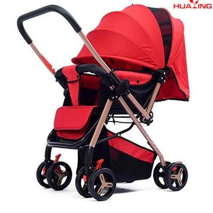 Aiqi Baby original stroller Kualitas Premium Luxury Recline Dorongan Best Seller
