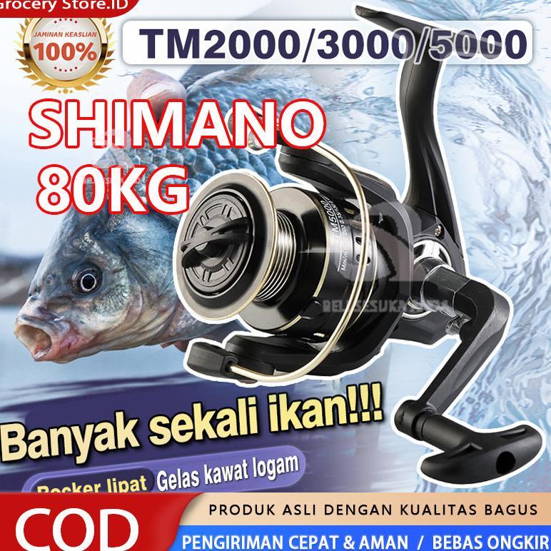 PROMO TERBARU Reel Pancing  HE1000 - 7000 80 Kg / Reel Pancing Murah Kuat Power /Gulungan Pancing Ik
