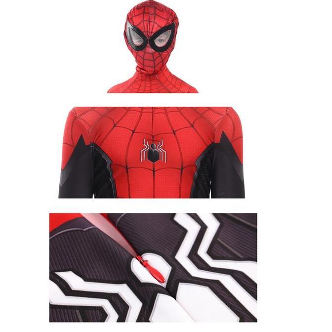 Ready HALLOWEEN SPIDERMAN COSTUME KIDS Cosplay Costume SUPERHERO Jumpsuit