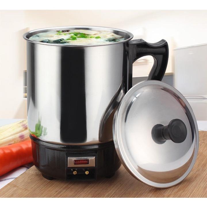 BESTPROMO Teko Listrik Pemanas Air Stainless Steel Low Watt Mug Elektrik Gelas Electric Kettle Heati