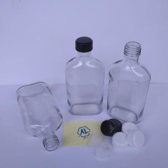 botol gepeng 250ml bening