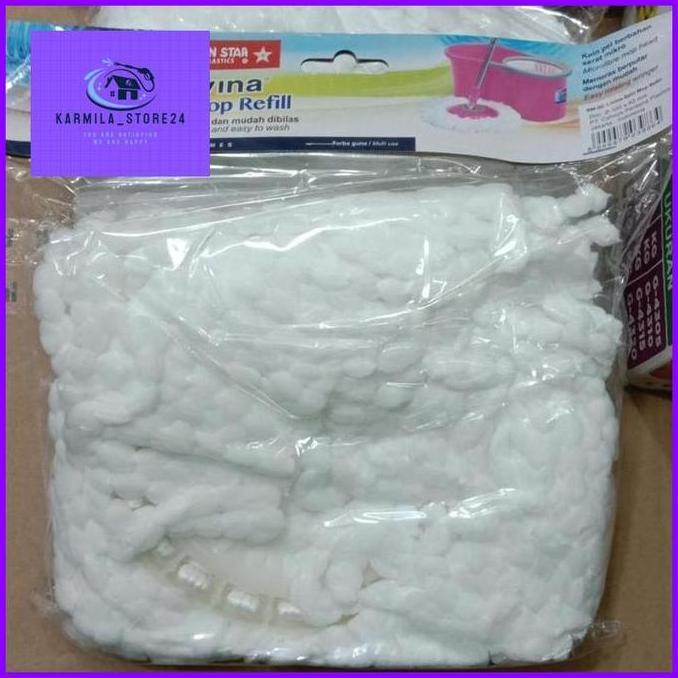 PEL LION STAR / TONGKAT PEL SPIN MOP / ALAT PEL PUTAR LIVINA