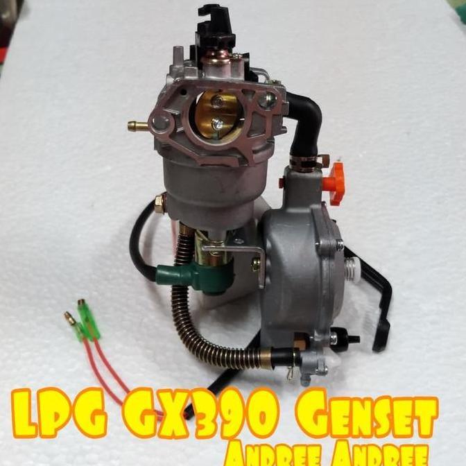 ___] Converter Carburator LPG Genset Bensin RRT Honda 5000 6500 8000 watt w