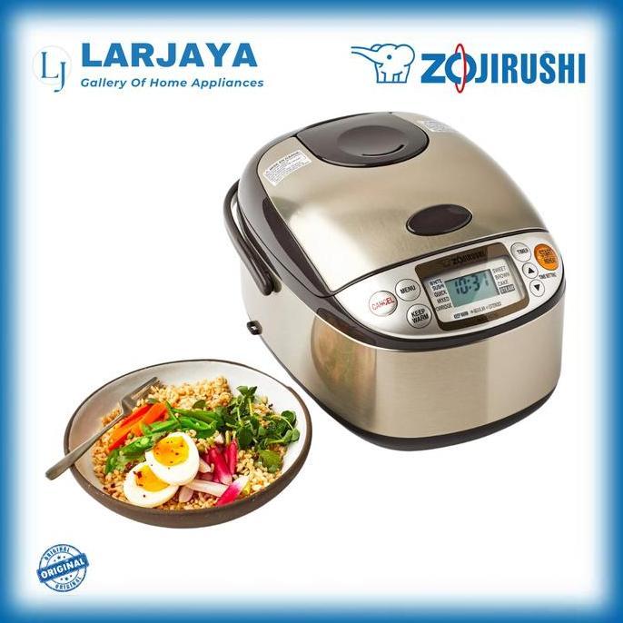 Freshmint- Zojirushi Rice Cooker Ns-Tsq10 1,0 Liter/ 5,5 Cups - Penanak Nasi Dengan Panci Steamer